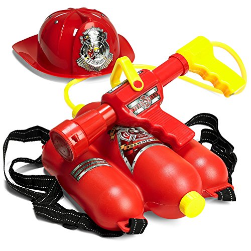 Prextex Fireman Backpack Water Gun Blast