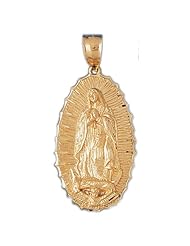 CleverEves 14k Gold Pendant Religious 8 - Gram(s)