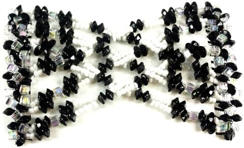 Kuugoods Women One Size Crystal Modesty African Butterfly Hair Clip