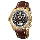 Breitling H2236012-B818-739P Chrono-Matic 24H Black Dial Leather Crocodile Mens Automatic... by Breitling