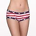 Hanky Panky Women's Stars and Stripes Boy Shorts, Multi, Medium