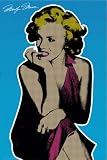 Poster Marilyn Monroe - Popart - Andy Warhol Style - Maxiposter - Größe 61 x 91,5 cm