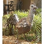 Review The Urban Garden  / cockerel metal garden sculpture