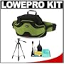 Lowepro Inverse 100 AW Beltpack Digital SLR Camera Bag (Leaf Green) + Tripod + Accessory Kit for Canon Rebel XSi, XS, T1i, T2i, EOS 50D, 5D, 7D, Nikon D3000, D5000, D40, D60, D90, D300, D300s, Olympus Evolt E-30, E-450, E-520, E-620, and Sony Alpha A230, A330, A380, A450, A500, A550, A850