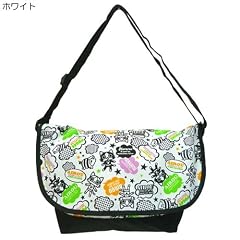モンハン《アイルー/AIROU》メッセンジャーバッグ【ホワイト】☆キャラクターグッズ（かばん）通販☆
