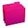 Smead 1/3-Cut File Folders, Letter Size, Red, 100 Per Box (12743)