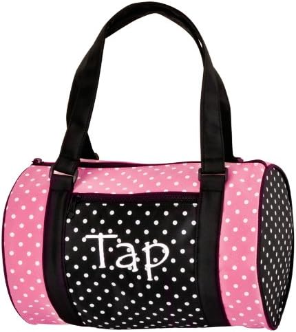 Dansbagz Dancin' Dots Tap Duffel Bag One Size Black