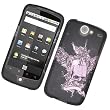 HTC Google Nexus One Snap-On Protector Rubberized Hard Cover "Glory or Death" Design