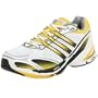 adidas Men's Supernova Cush 7 Running Shoe,White/Yellow/Black,8 4E