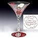 LOLITA Love My MARTINI GLASS Glasses - PROMEGRANATE