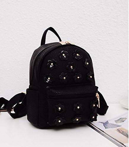 Tumblr Women Bag Backpack Girls School Leather Shoulder Bag Satchel Travel Bag Rucksack (black)