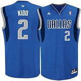 Jason Kidd Jersey: adidas Revolution 30 Blue Replica #2 Dallas Mavericks Jersey
