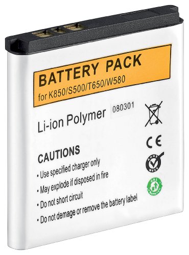 1aTTack Ersatzakku f&uuml;r Sony Ericsson K850/W580 (700mAh) Preisvergleich