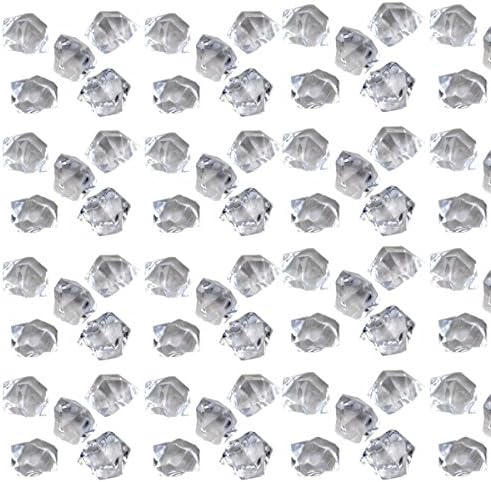 Acrylic Ice,500g Rock Crystals Treasure Gems for Table Scatters, Vase Fillers, GearAP Acrylic Ice Rocks for Vase Fillers, Arts &amp; Crafts (Clear)