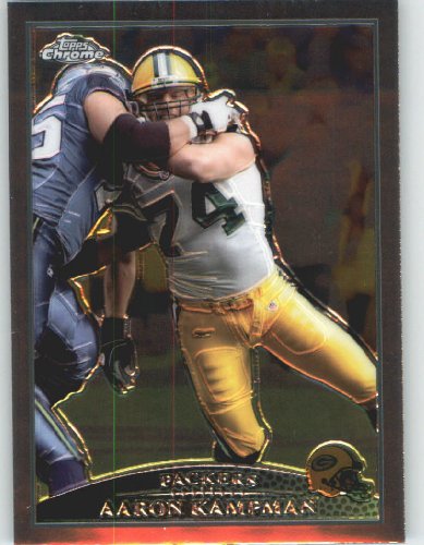 2009 Topps Chrome Football Card # 99 Aaron Kampman Green Bay Packers Mint Condition - Shipped In Protective ScrewDown Display Case!