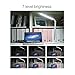 ToJane LED Desk Lamp/Table Lamp with USB Charging Port (7 Level Dimmer/2 Modes with Sliding Touch Control Panel, 8W, Silver)