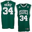 Paul Pierce Jersey: adidas Green Replica #34 Boston Celtics Jersey