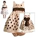 Bonnie Jean Baby/Infant Girls 12M-24M 2-Piece PINK BROWN EMBROIDERED DOT BORDER ORGANZA Special Occasion Wedding Flower Girl Party Dress