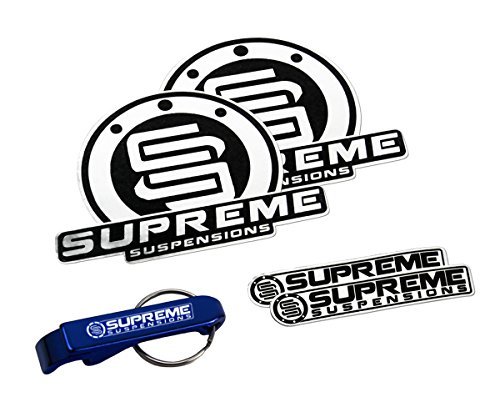 Supreme Suspensions - Leveling Lift Kits Stickers Pack w/ Bottle Openers Key Chains