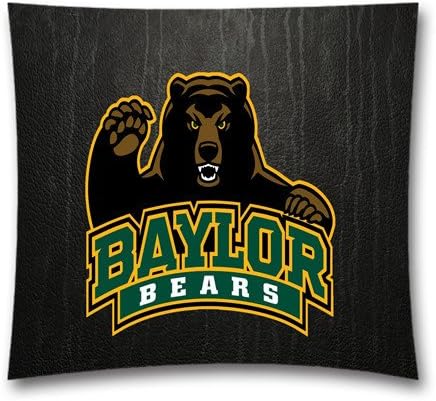 Square Decorative Throw Pillow Cushion Covers For Sofa And Bed 18"x18"(45x45cm),Baylor Bears NCAA Logo Cotton Linen Throw Pillow Case,alF3001we