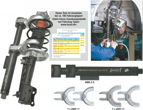 Hazet 4900-2A/5 Sicherheits-Federspanner-Satz