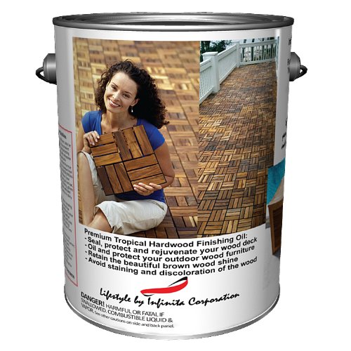 One Gallon Tropical Hardwood and Teak Oil (Natural) (7.5