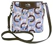 Coach Madison Signature Swinpack Crossbody Messenger Bag Purse 43316 Blue Periwinkle Multi