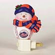 New York Mets 5" Snowman Night Light - MLB Baseball