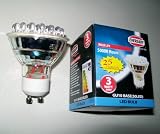 4 x Genuine Eveready brand GU10 LED bulbs 30 LED's per bulb. only 3w power use. 25 year lifespan.