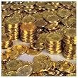 Gold Coins (144 Pc) -Plastic Toy Coins for Pirate Parties!