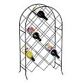 Trellis Knock Down Wine Rack - Black