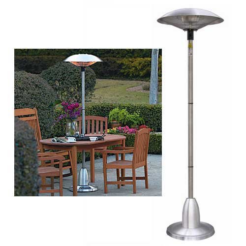 Stainless Steel Indoor/Outdoor Electric Patio Heater