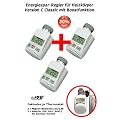 SET 3 x Heizk�rper Thermostat Heizregler Thermostatventil Heizk�rperregler Neu mit Boostfunktion und inklusive Batterien