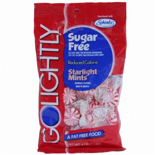 Go Lightly Sugar Free Starlight Mints by Oh! Nuts