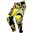 One Industries Quasar Men's Defcon Off-Road Motorcycle Pants w/ Free B&F Heart Sticker Bundle - Yellow