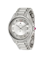 Juicy Couture Womens 1901025 Jetsetter Stainless Steel Bracelet Watch