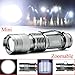 Enjoydeal Mini 1200Lm CREE Q5 LED Adjustable Zoom Focus Flashlight Torch Sliver Silve