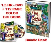 Out of Egypt - Hardcover Book Plus DVD Video - Relive the Epic Journey from Slavery to Freedom in this 112 Page Full Color Illustrated Story Book Plus 92 Minute Animated DVD Movie!