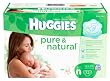 Huggies Pure & Natural Diapers, Newborn, 72 Count