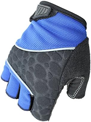 Click to open expanded view HiKi- Free Shipping Military Half-finger Outdoor glove Fingerless Riding Cycling Gloves(XL) (Blue)