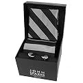Boston Traveler JS Series Handmade Tie Gift Set - Black