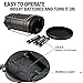 Ultra Bright LED Lantern - Camping Lantern - Collapses - Suitable For: Hiking, Camping, Emergencies, Hurricanes, Outages - Super Bright - Lightweight - Water Resistant - Black