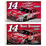 NASCAR Tony Stewart #14 2-Sided 3' X 5' Flag W/ Grommets