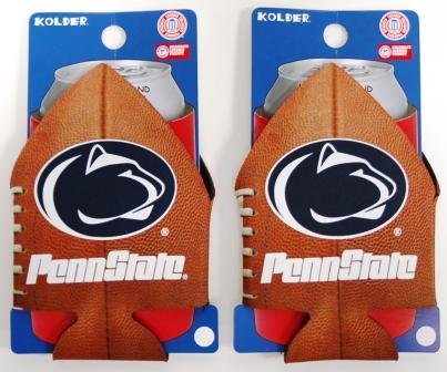 (2) PENN ST STATE LIONS FOOTBALL CAN COOLIE KOOZIES NEW