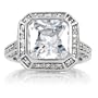 Vedete's Fake Engagement Ring - 5 CT CZ Diamond