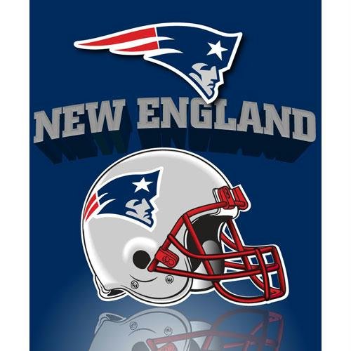 Northwest New England Patriots Gridiron Fleece Throw