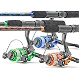 South Bend Worm Gear Spinning Fishing Combo - Green, Blue or Orange