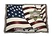 Ventura County California Sheriff's Department Badge & Flag Afghan Throw Blanket