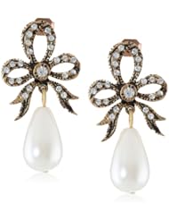 Azaara "Crystal" Majorca Pearl Drop Earrings