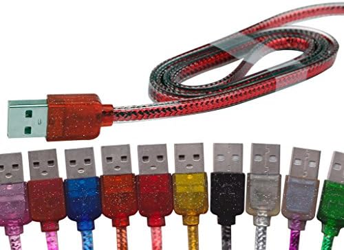 Colorful Fragrant 2in1 Air Freshner And High Speed USB 2.0 Micro USB Charging Cable Compatible With Android Samsung HTC LG Note2 Galaxy S3 S4 Data Sync Charger Cord Nokia Nexus BlackBerry Motorola and More esca16-4